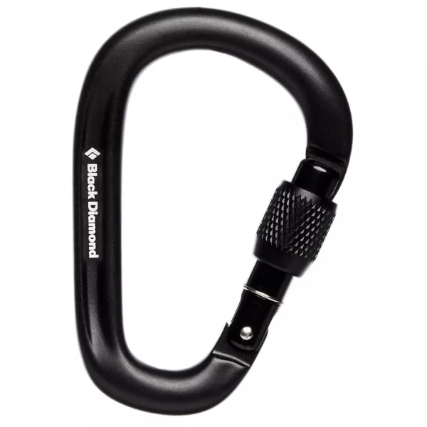 Black Diamond – Pearlock Screwgate Carabiner – Mousqueton HMS qualité supérieure 3