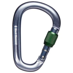 Black Diamond – Pearlock Screwgate Carabiner – Mousqueton HMS qualité supérieure 9